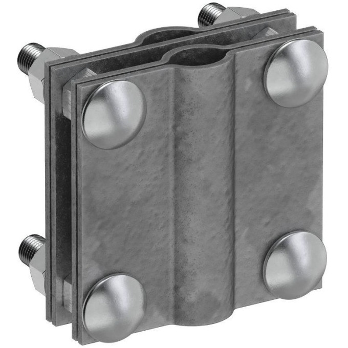 Зажим заземления IEK ZGC38-13-1-16-40 с разд. Крестообразный стержень-полоса/пруток оцинк. Сталь TD